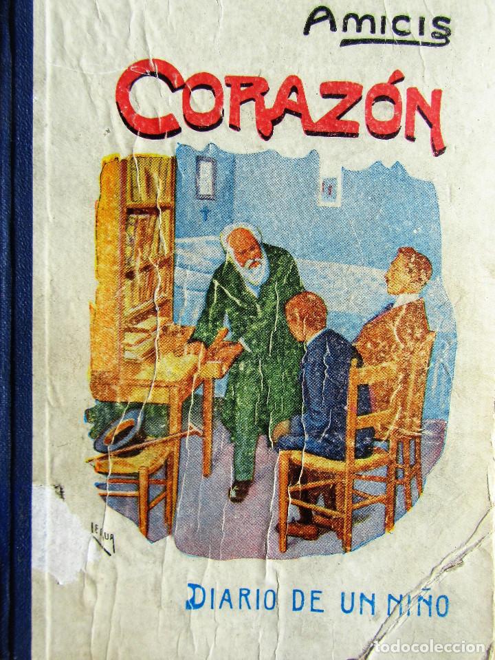Libros de segunda mano: CORAZON.- Diario de un Ni&ntilde;o. Edmundo de Amicis - Foto 1