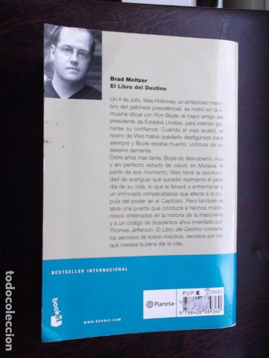 Libros de segunda mano: El Libro del Destino de Brad Meltzer. Editorial Planeta. - Foto 2