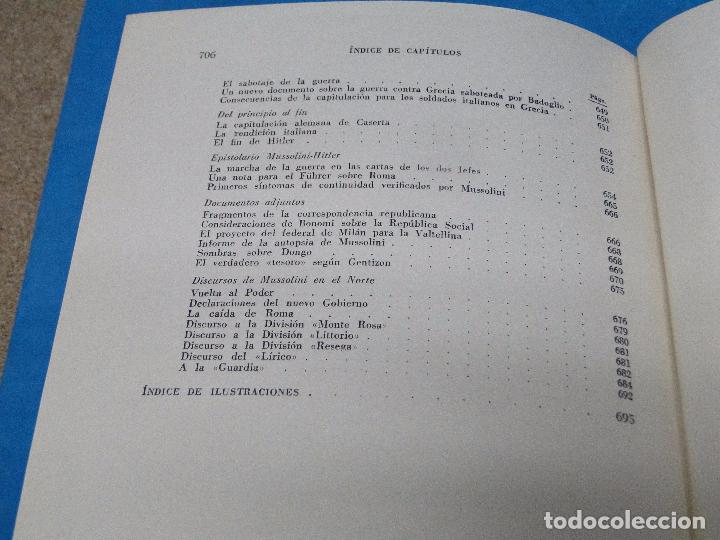 Libros de segunda mano: EL &Uacute;LTIMO MUSSOLINI .- Bruno Spampanato - Foto 13