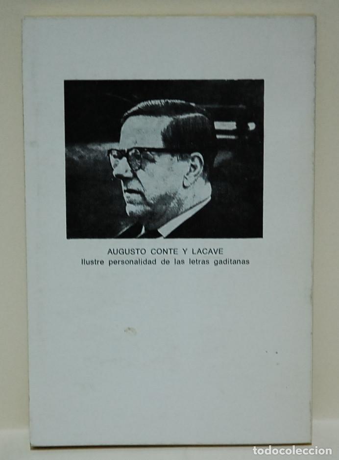 Libros de segunda mano: Cadiz del setecientos. Augusto Conte y Lacave - Foto 2