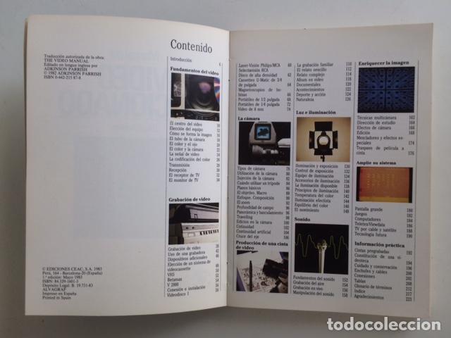 Libros de segunda mano: MANUAL DEL VIDEO AFICIONADO - DAVID CHESHIRE - Foto 3