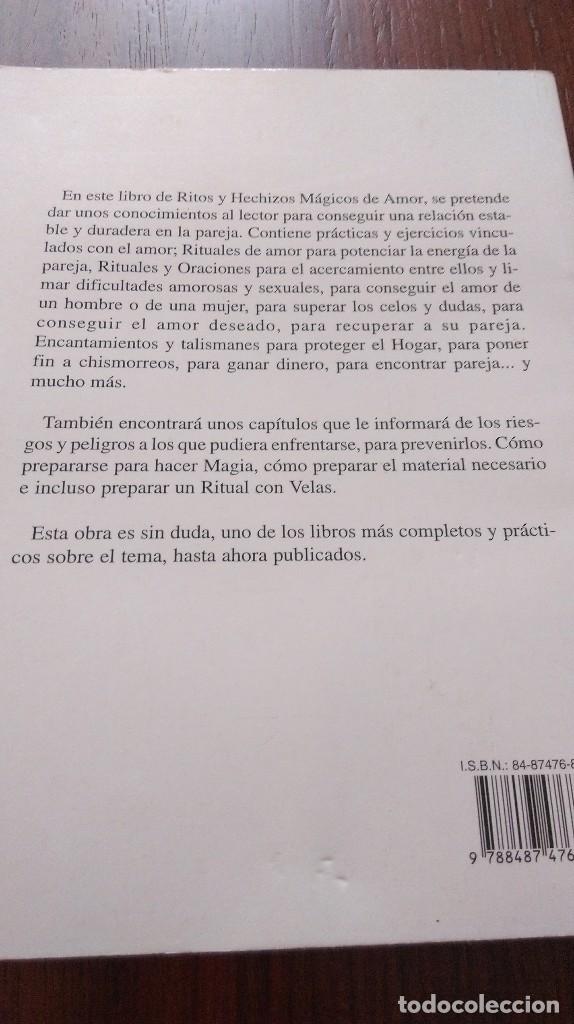 Libros de segunda mano: Ritos y hechizos m&aacute;gicos de amor. Arianne Smith - Foto 2