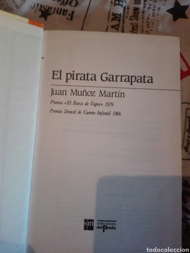 Libros de segunda mano: Juan mu&ntilde;oz martin,el pirata garrapata,libro. - Foto 3