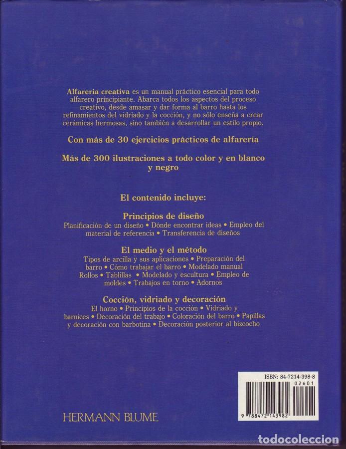 Libros de segunda mano: ALFARER&Iacute;A CREATIVA Peter Consentido. - Foto 3