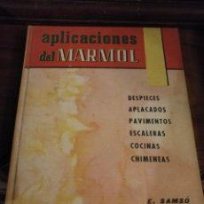 Libros de segunda mano: CONSTRUCCION , DECORACION , ARQUITECTURA , CURSO CEAC - APLICACIONES DEL MARMOL 