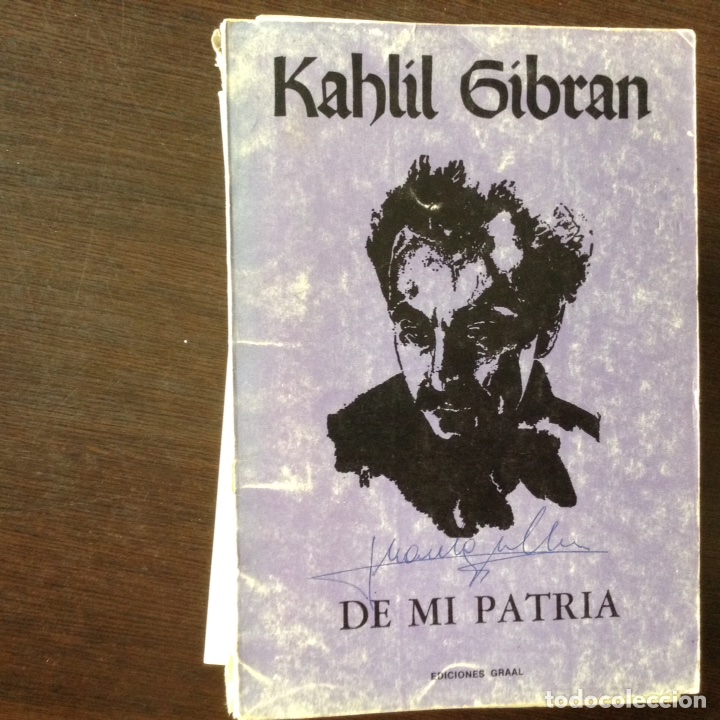 Libros de segunda mano: De mi patria. Khalil Gibran - Foto 1