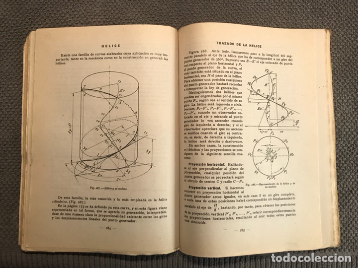 Libros de segunda mano: ELEMENTOS DE GEOMETRIA DESCRIPTIVA, por A.Taibo (a.1944) - Foto 3