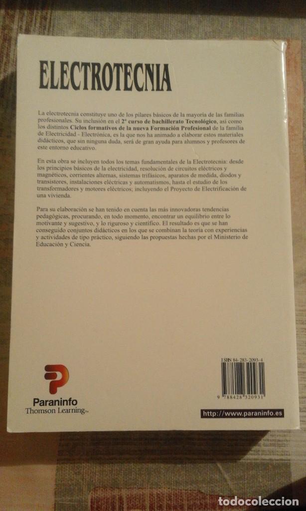Libros de segunda mano: Electrotecnia - Pablo Alcalde S. Miguel - Paraninfo - 2000 - Foto 2