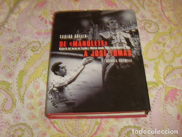 Libros de segunda mano: DE MANOLETE A JOSE TOMAS . CARLOS ABELLA - Foto 1