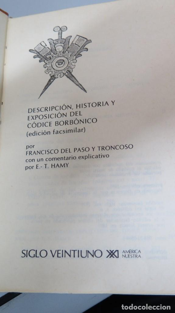 Libros de segunda mano: CODICE BORBONICO. FRANCISCO DEL PASO. FACSIMIL. 1500 EJEMPLARES - Foto 4