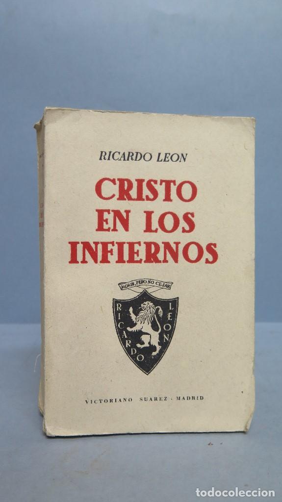 Libros de segunda mano: PRIMERA EDICION. 1941.- CRISTO EN LOS INFIERNOS. RICARDO LEON - Foto 1
