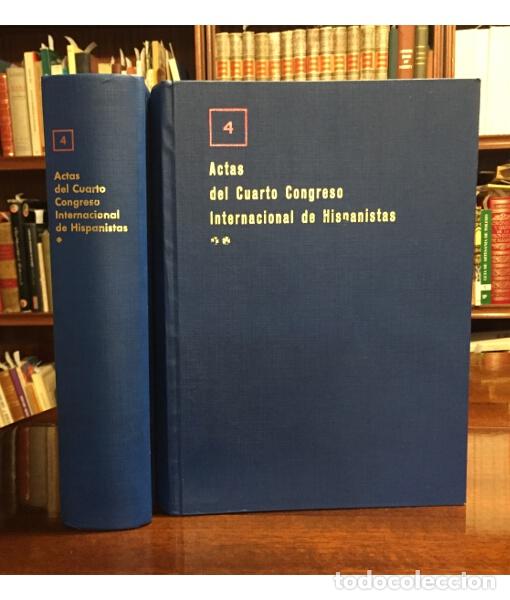 Libros de segunda mano: ACTAS DEL CUARTO CONGRESO INTERNACIONAL DE HISPANISTAS. I Y II. BUSTOS TOVAR, Eugenio de (Director)