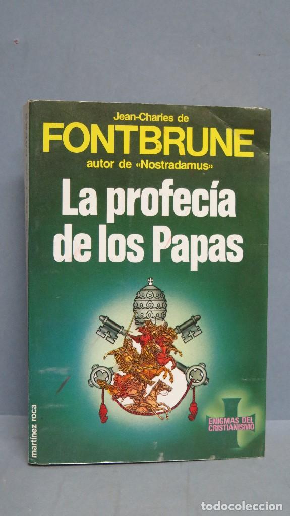 Libros de segunda mano: LA PROFEC&Iacute;A DE LOS PAPAS. JEAN CHARLES DE FONTBRUNE - Foto 1