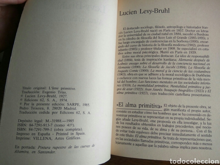 Libros de segunda mano: Alma primitiva. Levi bruhl - Foto 2