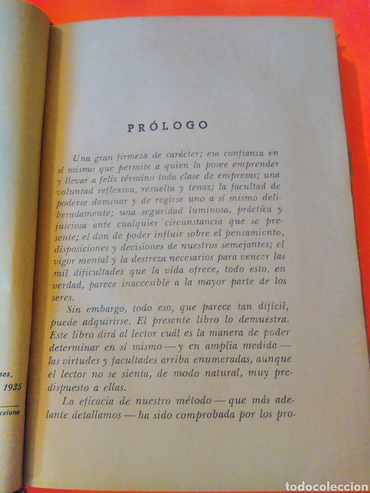 Libros de segunda mano: PAUL C JAGOT EL PODER DE LA VOLUNTAD - Foto 4