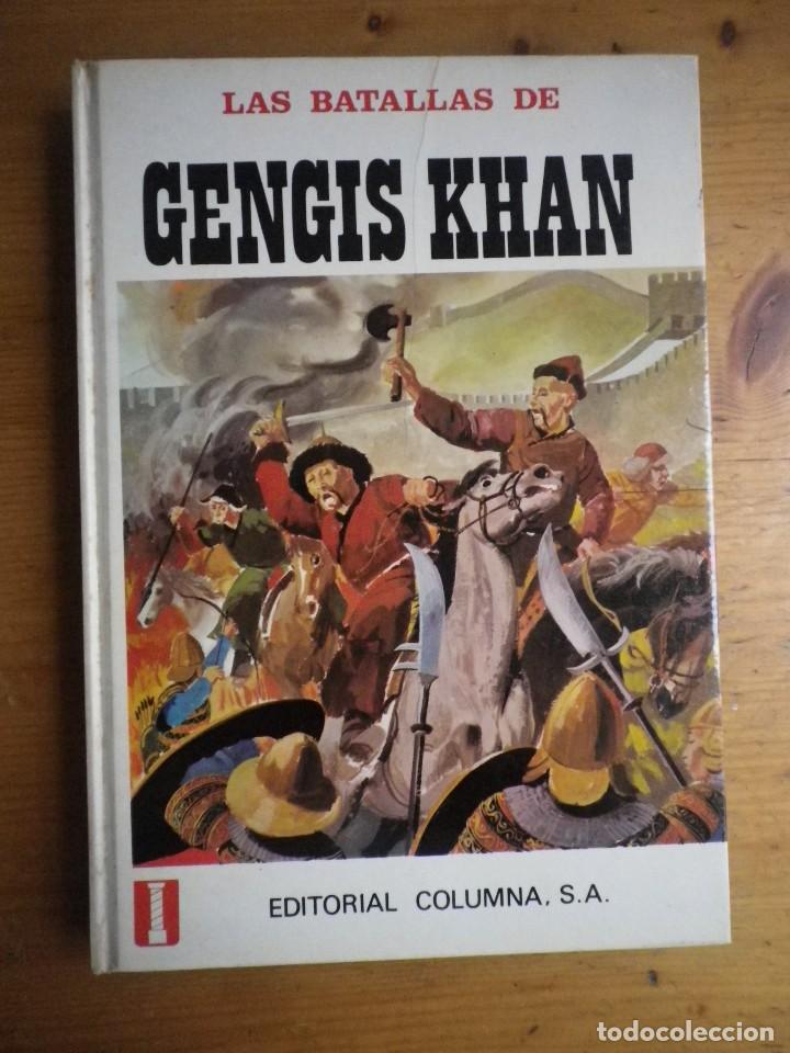 Libros de segunda mano: LAS BATALLAS DE GENGIS KHAN EDITORIAL COLUMNA 1973 - Foto 1