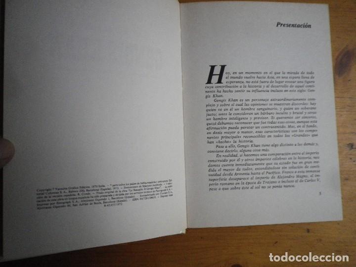 Libros de segunda mano: LAS BATALLAS DE GENGIS KHAN EDITORIAL COLUMNA 1973 - Foto 2