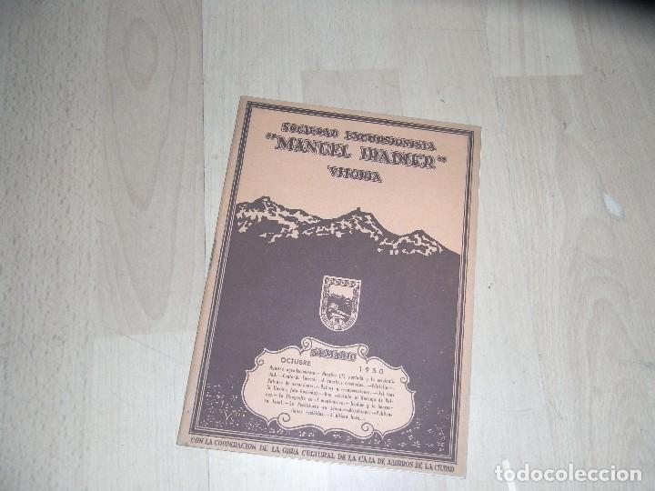 Libros de segunda mano: Sociedad Excursionista Manuel Iradier, Vitoria 1950 - Foto 1
