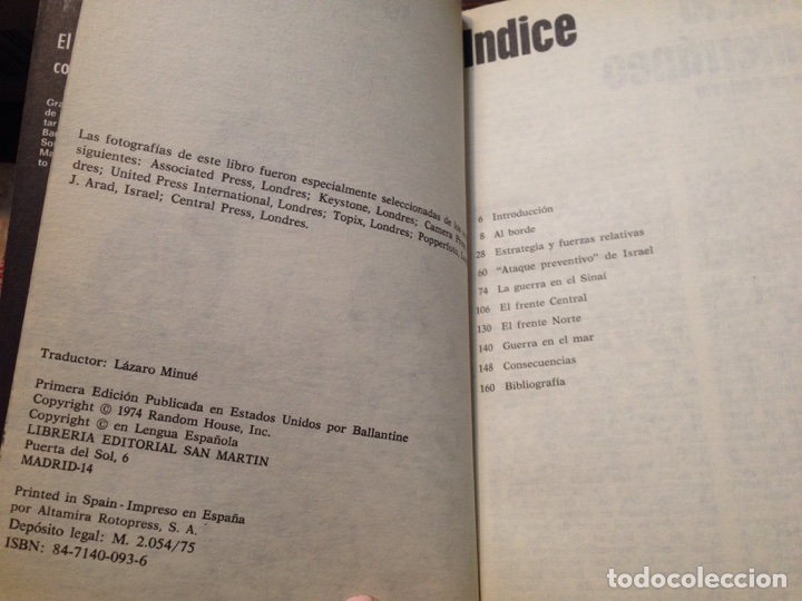 Libros de segunda mano: Libro La guerra de los seis d&iacute;as. A.J.Barker - Foto 4