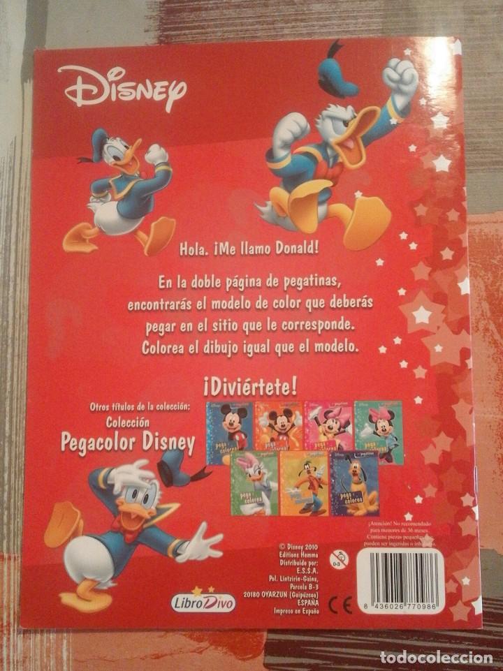 Libros de segunda mano: Disney. Pega y colorea, con pegatinas. - Foto 2