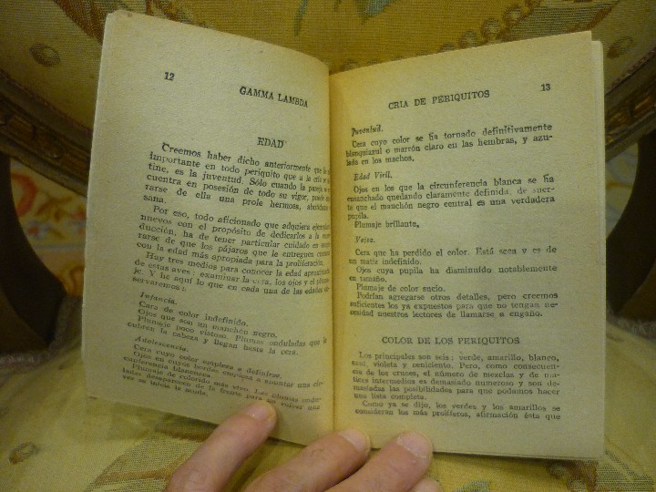 Libros de segunda mano: CRIA DE PERIQUITOS, DE GAMMA LAMBDA. MANUALES CISNE N&ordm; 46. - Foto 3