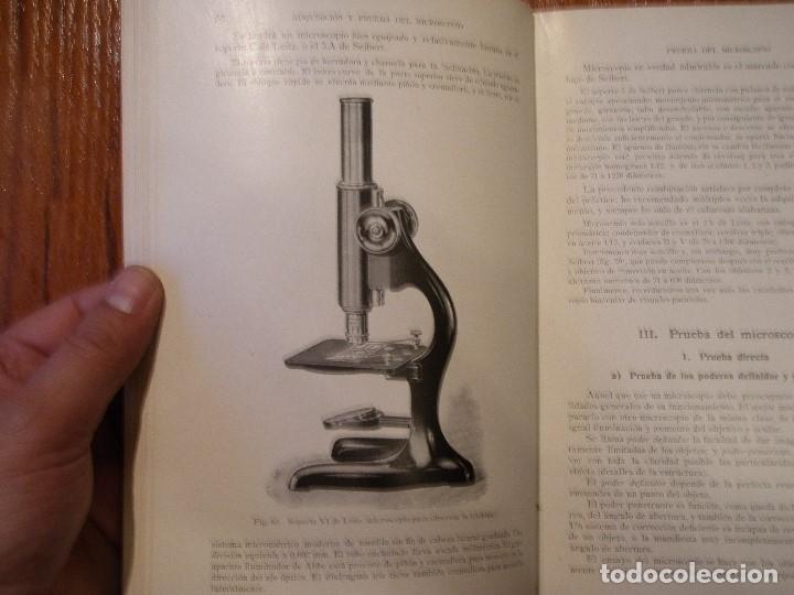 Libros de segunda mano: LIBRO EL MICROSCOPIO Y SUS APLICACIONES HERMANN HAGER - Foto 4