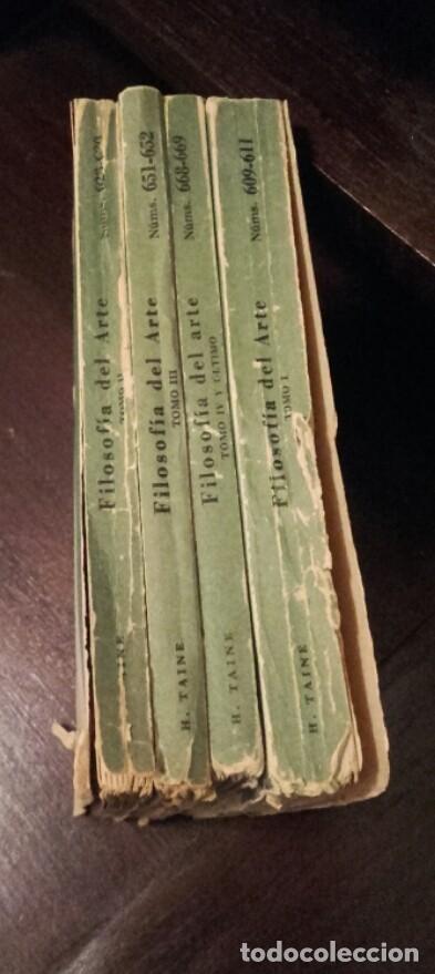 Libros de segunda mano: Filosof&iacute;a del Arte. Cuatro libros. - Foto 3