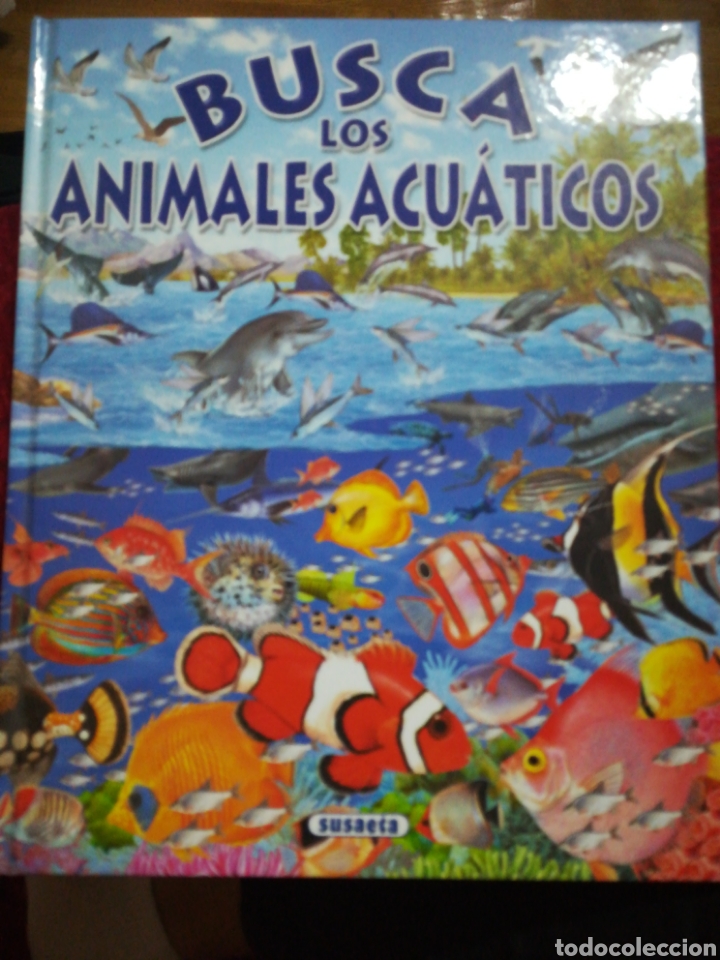 Libros de segunda mano: Busca los animales acu&aacute;ticos Susaeta - Foto 1