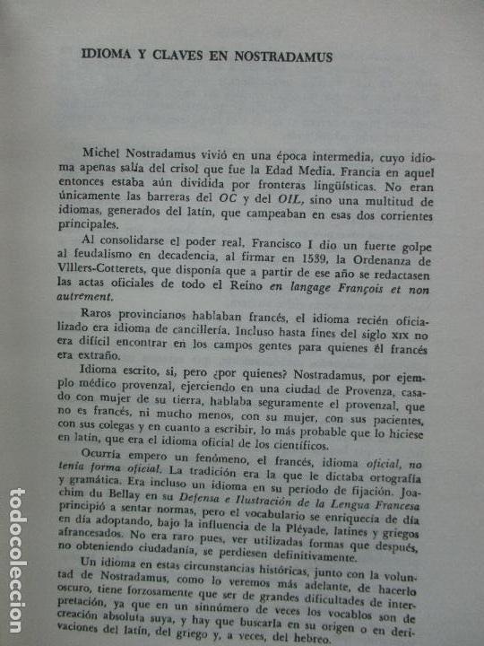 Libros de segunda mano: NOSTRADAMUS. M.U. IVELINE. 1973. - Foto 4