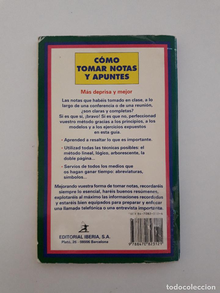 Libros de segunda mano: Libro - Como tomar notas y apuntes - Florence Le Bras - Editorial Iberia - Foto 2