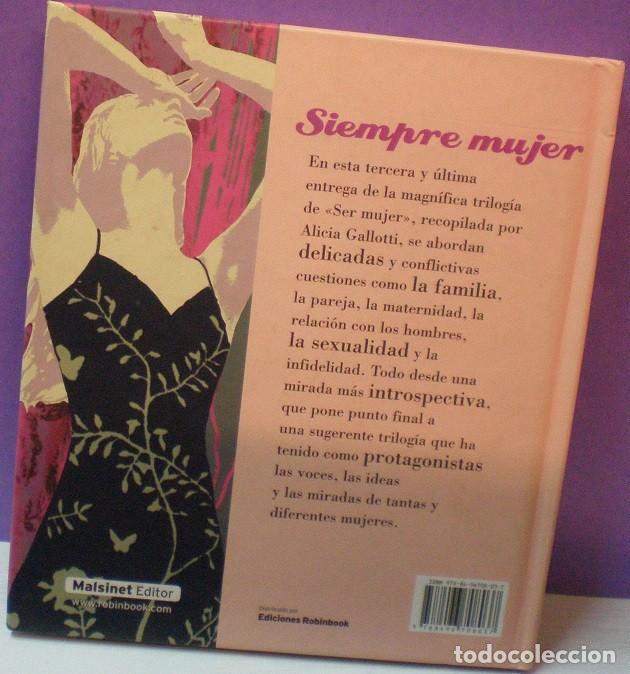 Libros de segunda mano: Siempre Mujer - Alicia Gallotti - Foto 2