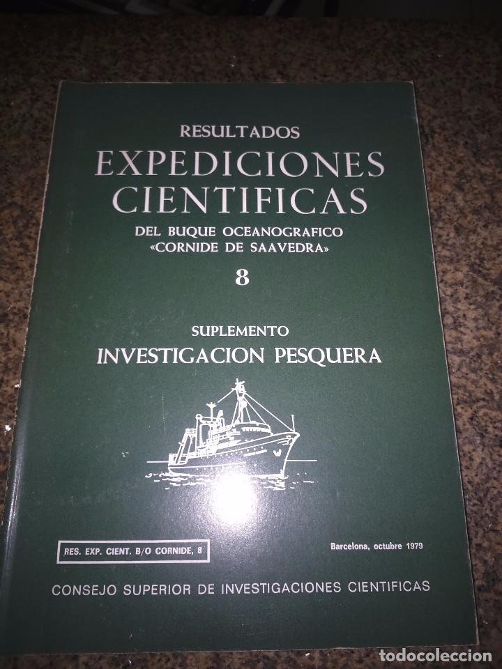 Libros de segunda mano: RESULTADOS EXPEDICIONES CIENTIFICAS DEL BUQUE OCEANOGRAFICO CORNIDE DE SAAVEDRA -- N&ordm; 8 -- - Foto 1