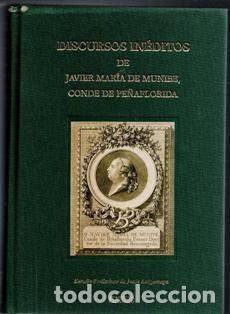 Libros de segunda mano: Discursos in&eacute;ditos de Javier Mar&iacute;a de Munibe, Conde de Pe&ntilde;aflorida