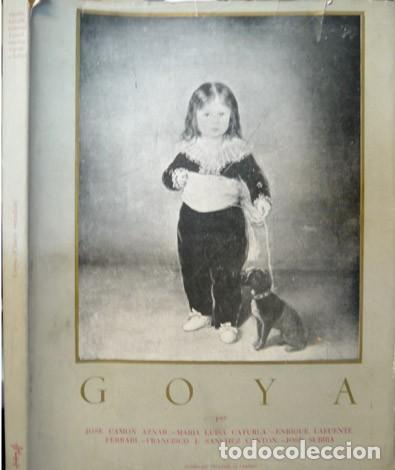 Libros de segunda mano: GOYA Y LUCIENTES, Francisco de.  Goya. Cinco Estudios. 1978. - Foto 2