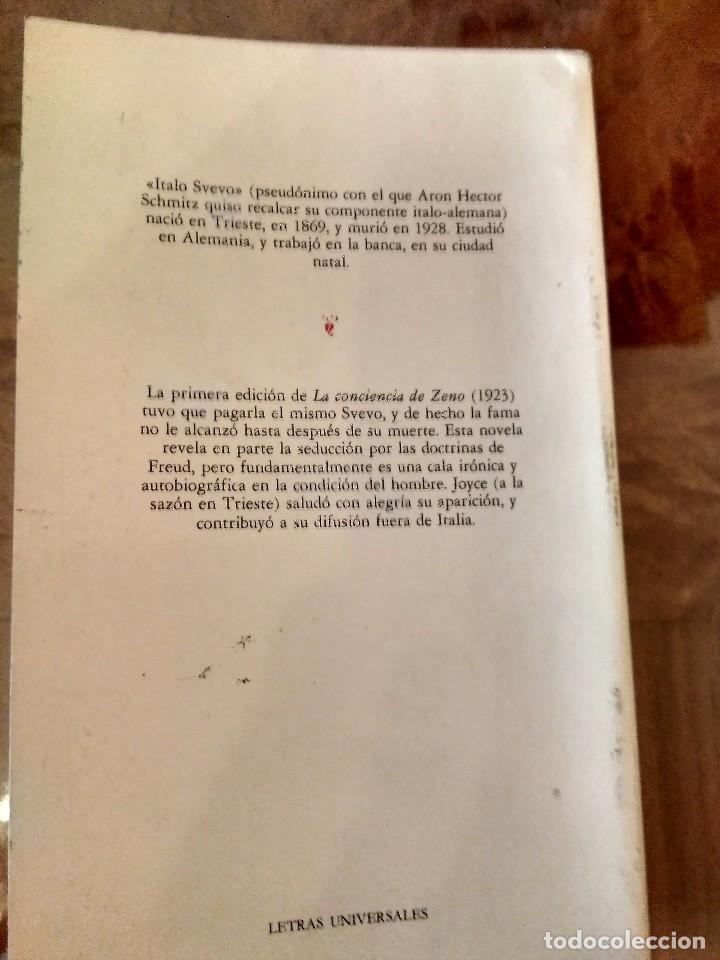 Libros de segunda mano: La conciencia de Zeno,.Italo Stevo.- Ed. Catedra - Foto 2