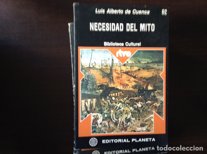 Libros de segunda mano: Necesidad del,mito. Luis Alberto de Cuenca - Foto 1
