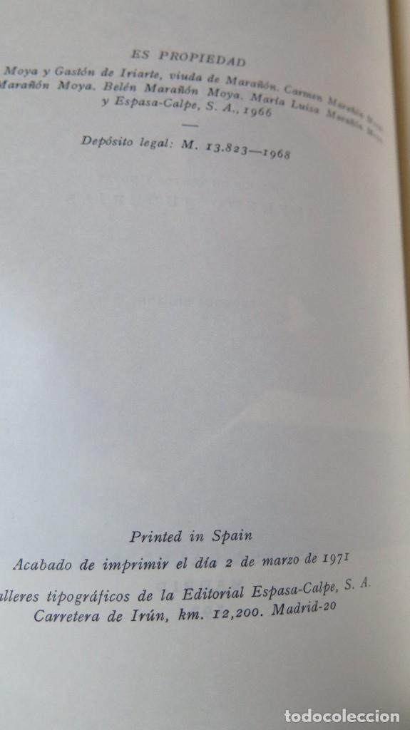 Libros de segunda mano: 1971.- DISCURSOS. OBRAS COMPLETAS. MARA&Ntilde;ON. TOMO II - Foto 3