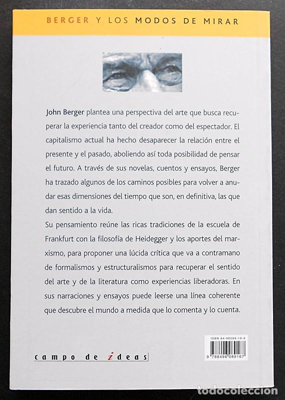 Libros de segunda mano: John Berger y los modos de mirar - Marcos Mayer - Campo de Ideas (2004) - Foto 2