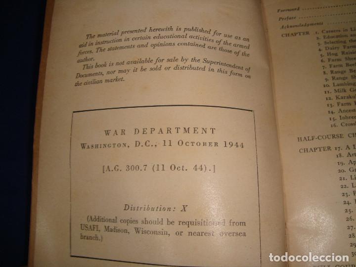 Libros de segunda mano: Education Manual EM 815: Livestock Farming, A Self-Teaching Course 1944, By William Jackson - Foto 5 - 104465647