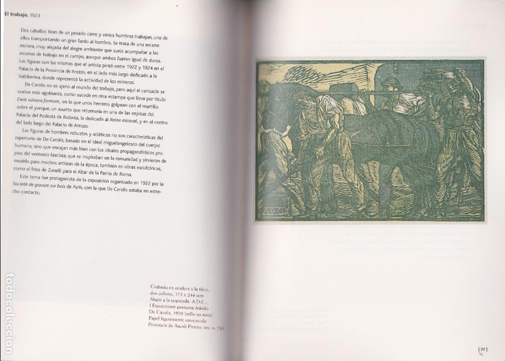 Libros de segunda mano: Con los ojos del mito / Adolfo De Carolis * EXPOSICIONES * GRABADO * ITALIA * - Foto 2