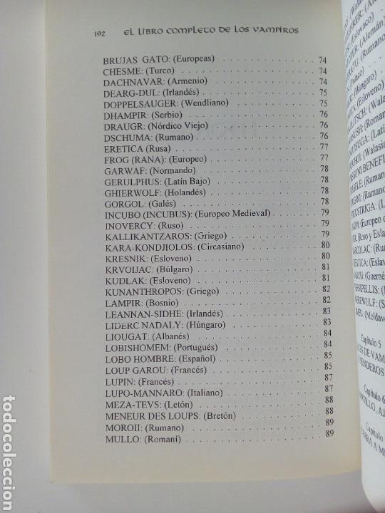 Libros de segunda mano: EL LIBRO COMPLETO DE LOS VAMPIROS NIGEL JACKSON EL MEJOR LIBRO QUE HE LEIDO SOBRE EL TEMA - Foto 3