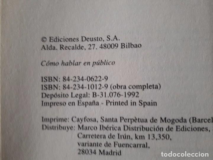 Libros de segunda mano: Como Hablar en Publico &ndash; Biblioteca Deusto de Desarrollo Personal - Foto 3