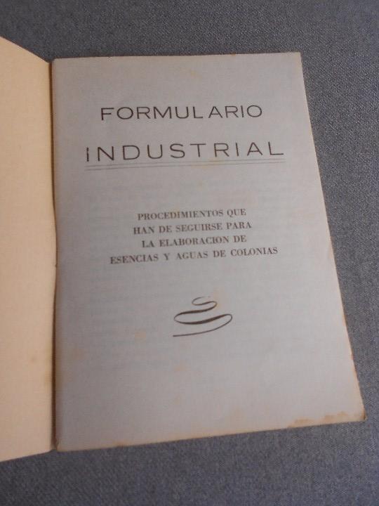 Libros de segunda mano: FORMULARIO INDUSTRIAL - Foto 2