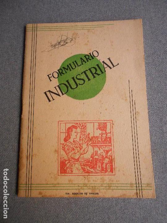 Libros de segunda mano: FORMULARIO INDUSTRIAL - Foto 1