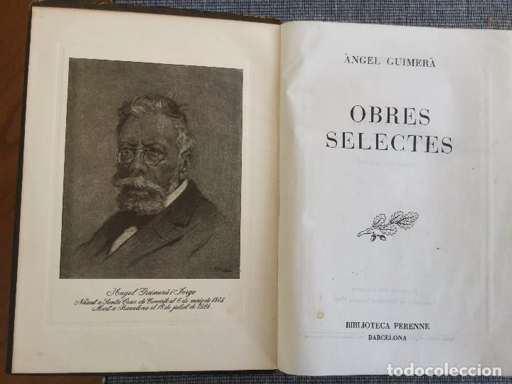 Libros de segunda mano: Obres Completes. &Agrave;ngel Guimer&agrave;. 2 vols. O. C. - Foto 3