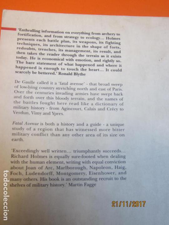 Libros de segunda mano: HOLMES. RICHARD,  FATAL AVENUE - Foto 2