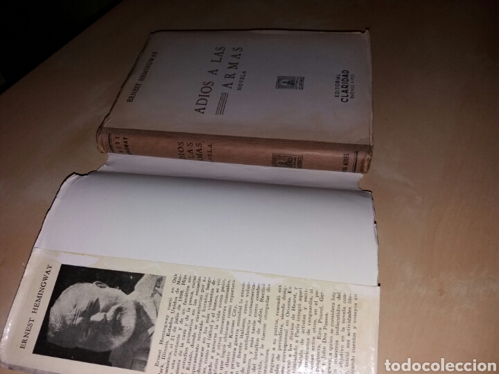 Libros de segunda mano: ADI&Oacute;S A LAS ARMAS - HEMINGWAY - Primera Edici&oacute;n - Foto 2