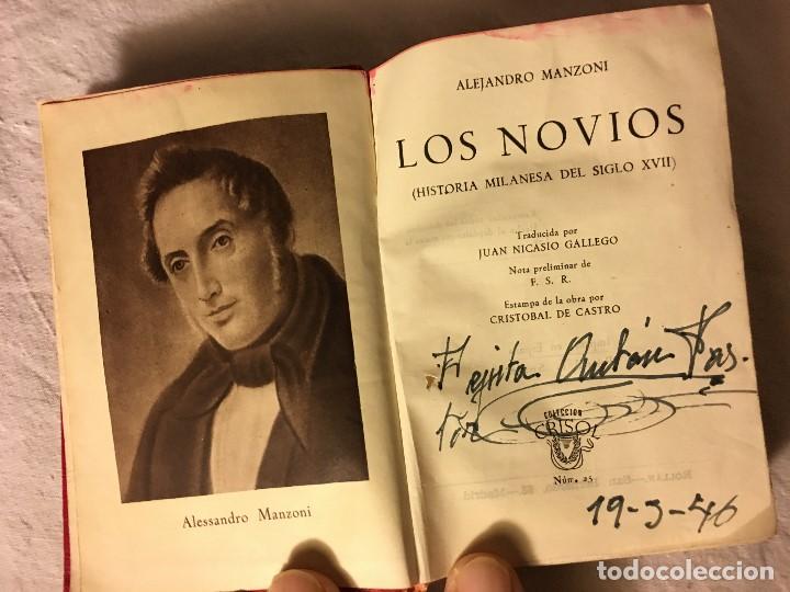 Libros de segunda mano: ANTIGUO LIBRO ORIGINAL LOS NOVIOS, CRISOL - Foto 4