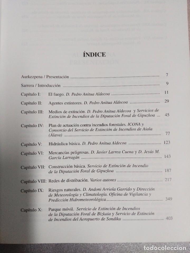 Libros de segunda mano: MANUAL B&Aacute;SICO DEL BOMBERO  - 577 p&aacute;ginas. - VER INDICE - Foto 2
