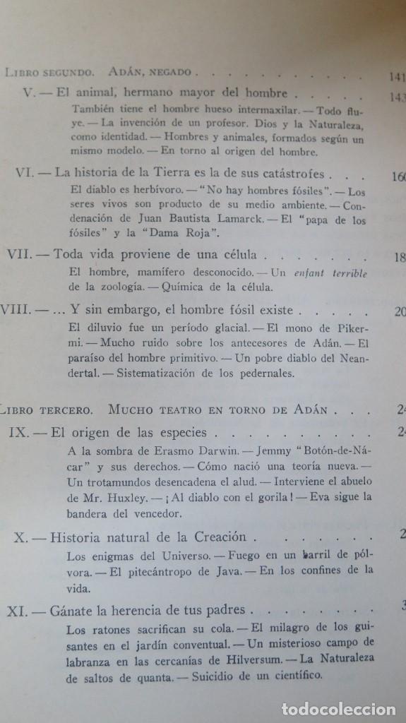 Libros de segunda mano: TRAS LAS HUELLAS DE AD&Aacute;N. EL ORIGEN DEL HOMBRE. HERBERT WENDT - Foto 3